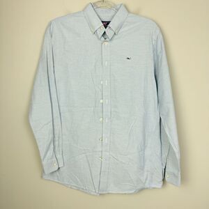 VINEYARD VINES | The Whale Shirt Button Down Light Blue Boy’s Size X-Large (18)